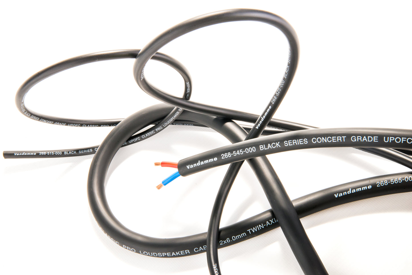 Van Damme Black Series Tour Grade Twin Axial Speaker Cable