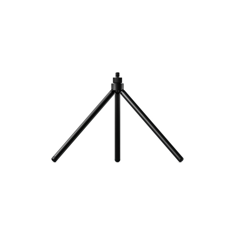 Buy the black Teenage Engineering Tripod Mini at Arda Suppliers. A sleek anodized aluminum desktop stand built for the CM-15 mic with a 1/4"-20 UNC mount.