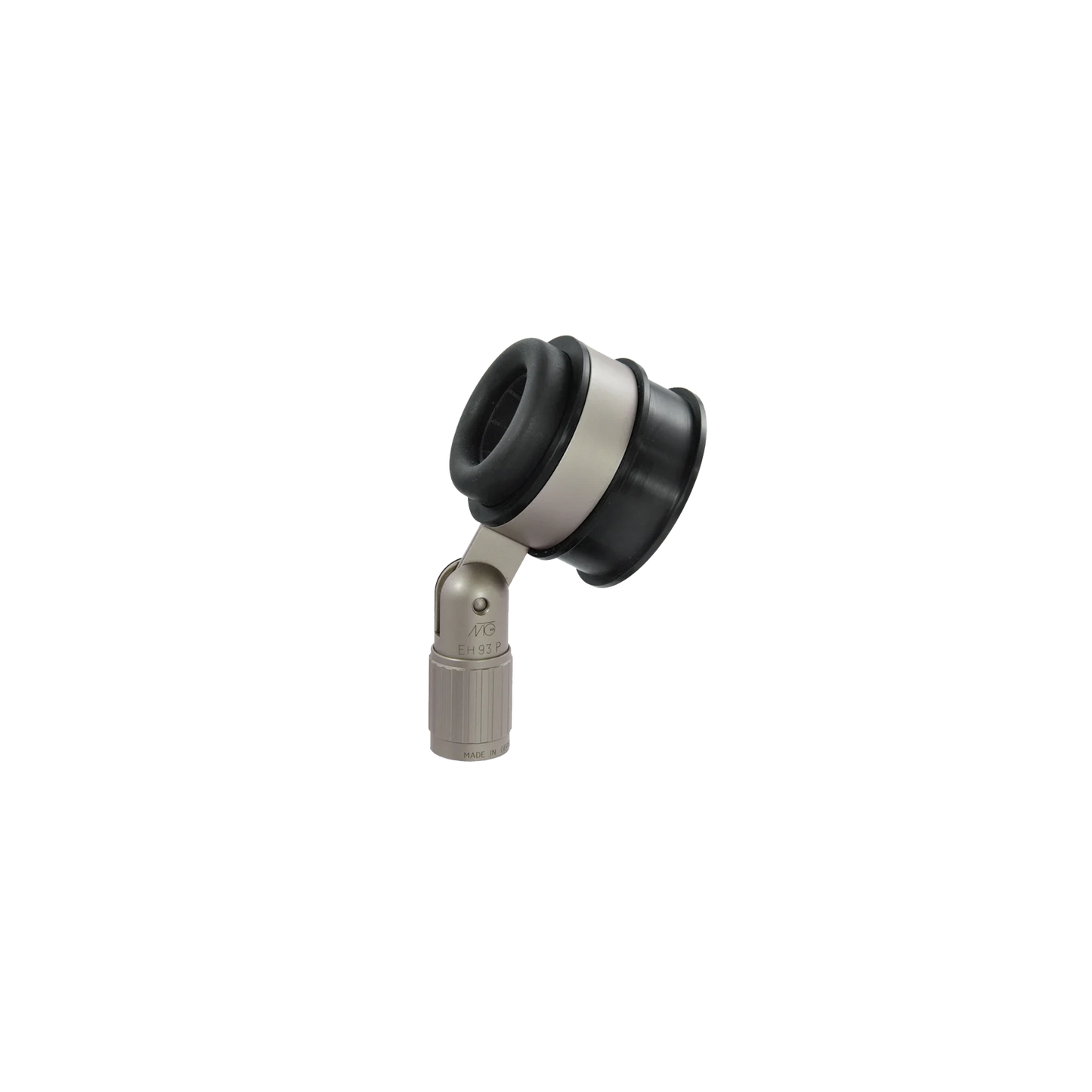 Microtech Gefell EH 93 P satin nickel elastic suspension microphone mount with integrated swivel clip adapter