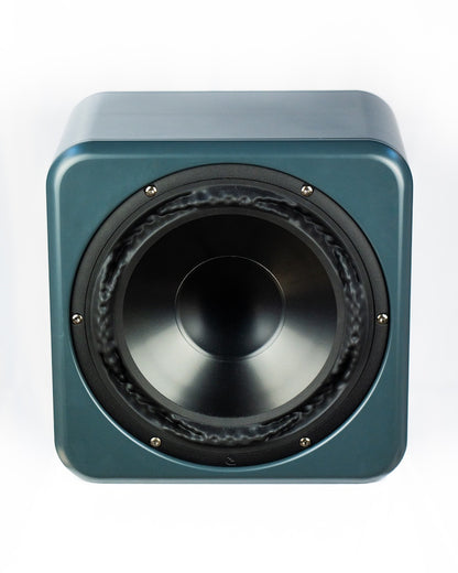 Ex Machina Gravity studio subwoofer front driver close-up