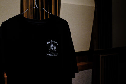 Arda Recorders Analog Tee Relaxed T-Shirt Black front close-up