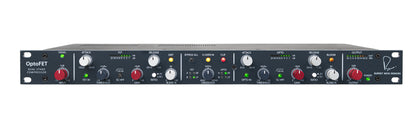 Rupert Neve Designs OptoFET dual stage and dual band analog compressor front view