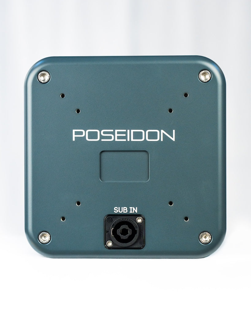 Ex Machina Poseidon passive studio subwoofer rear connection panel