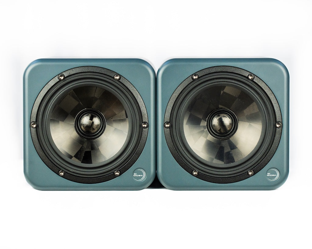 Pair of Ex Machina Selene compact coaxial studio monitors