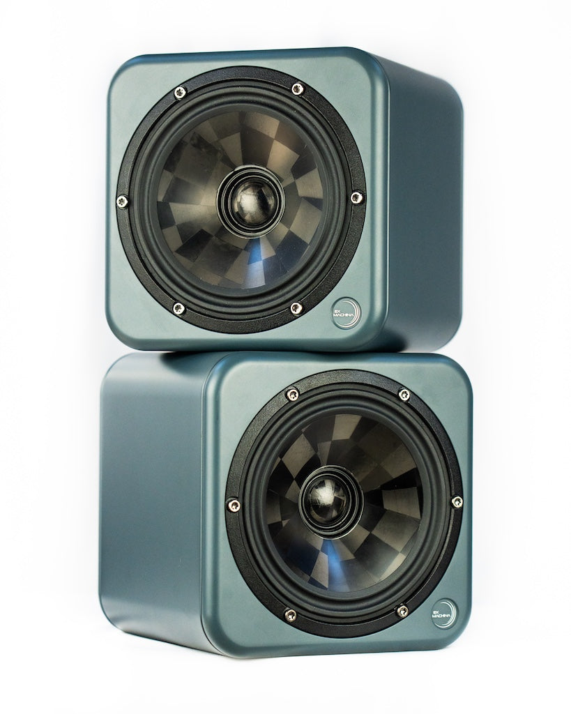 Stacked Ex Machina Selene modular studio monitors