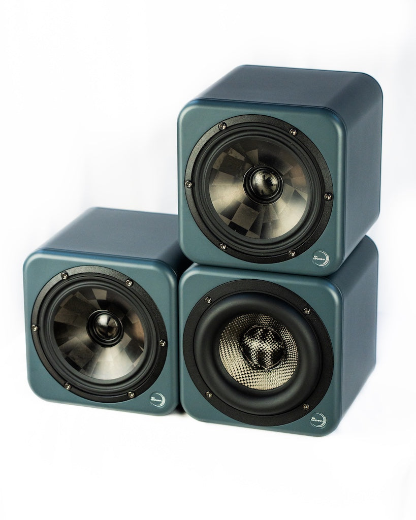 Ex Machina Selene and Poseidon compact 3-way studio monitoring system
