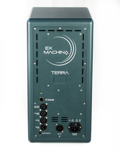 Ex Machina Terra professional monitor rear connection panel