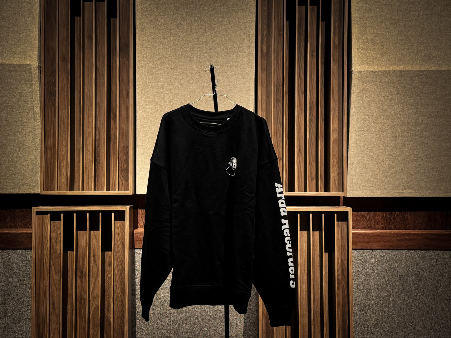 Arda Recorders Analog Sleeve Oversized Crewneck Sweatshirt