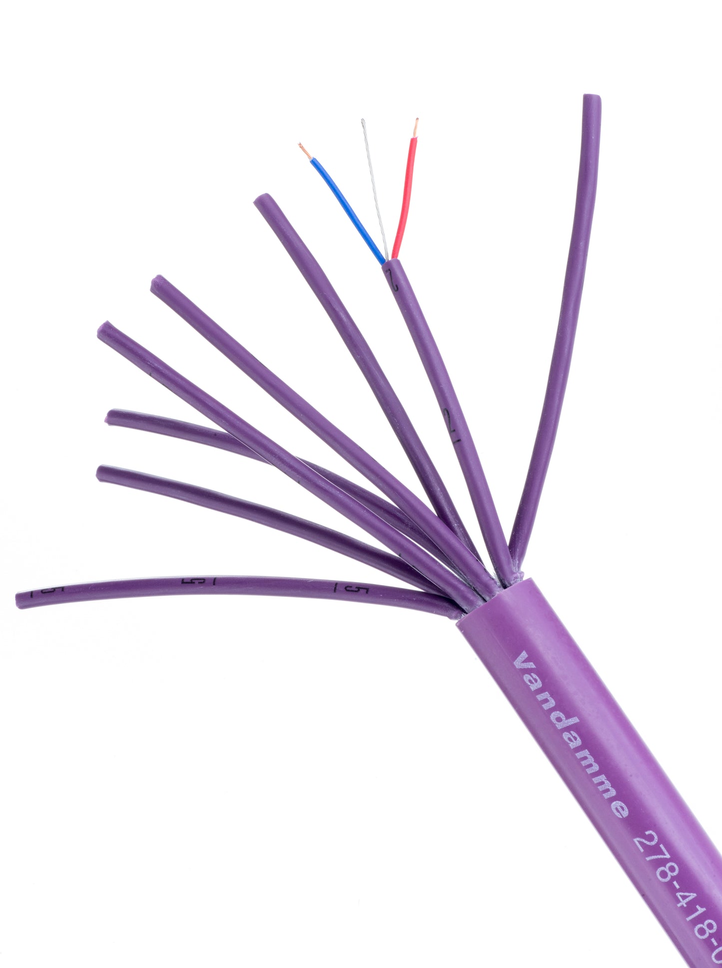 Van Damme Purple Series Digilog Ecoflex AES/Analogue Installation Cable LSZH