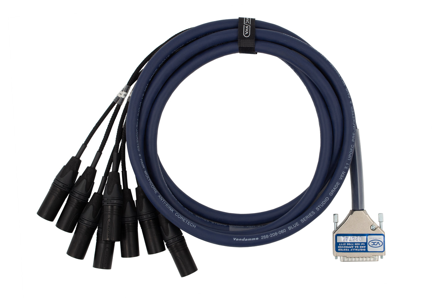 Van Damme DB25-XLR M Loom