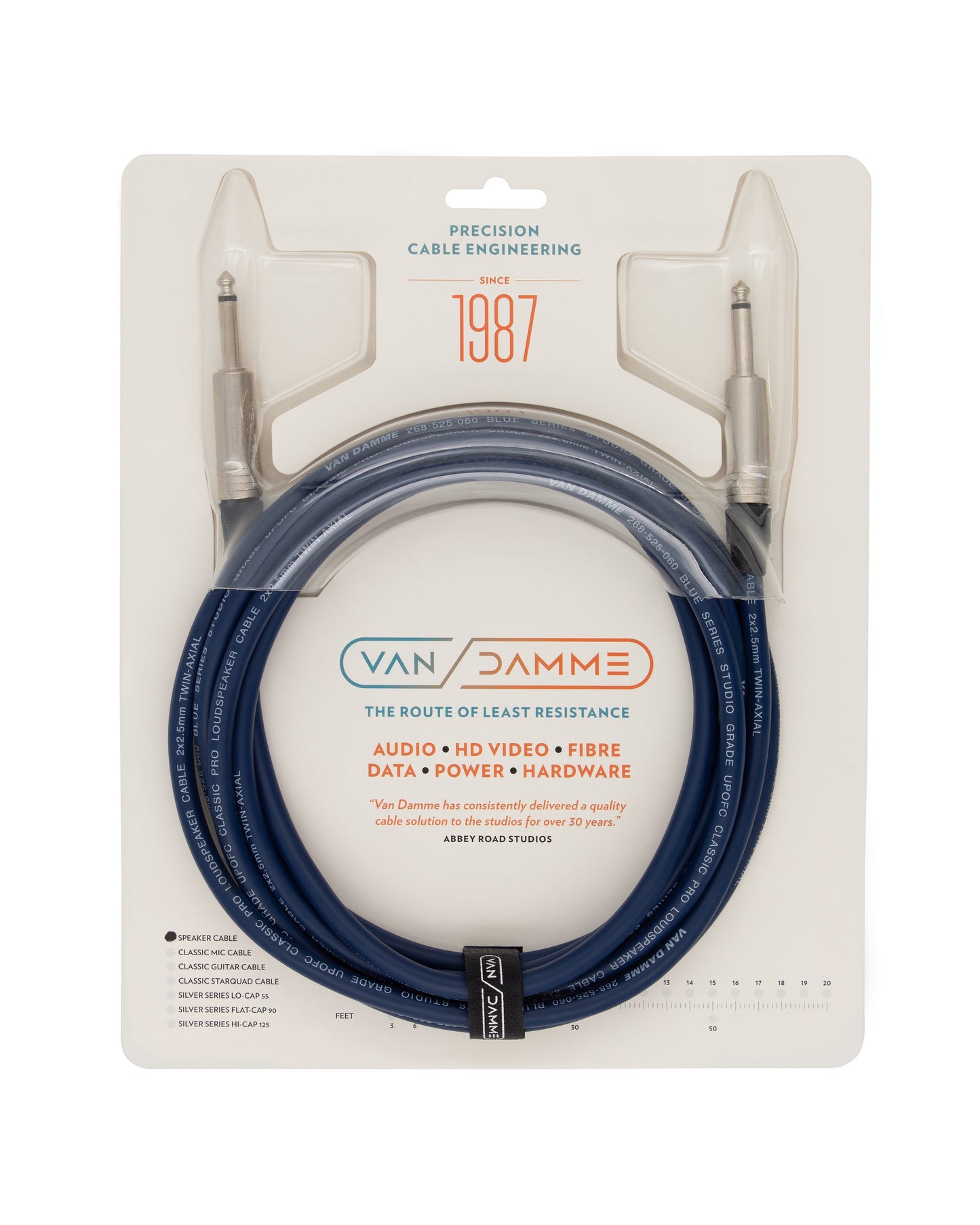 Van Damme Speaker Cable
