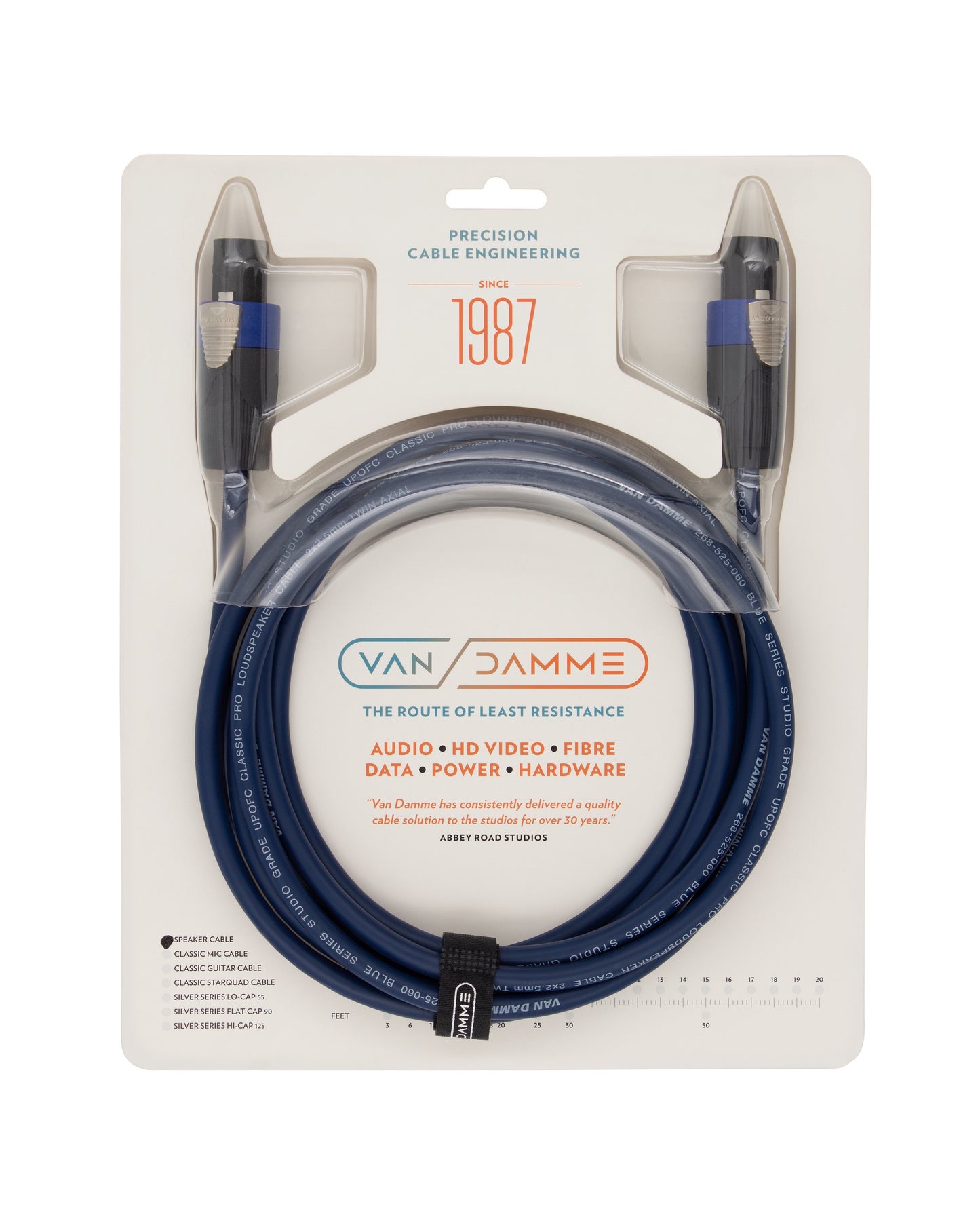 Van Damme Speaker Cable